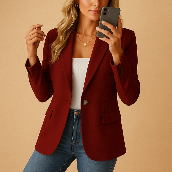 Audrey | Women’s Fitted Tailored Blazer Jacket Style