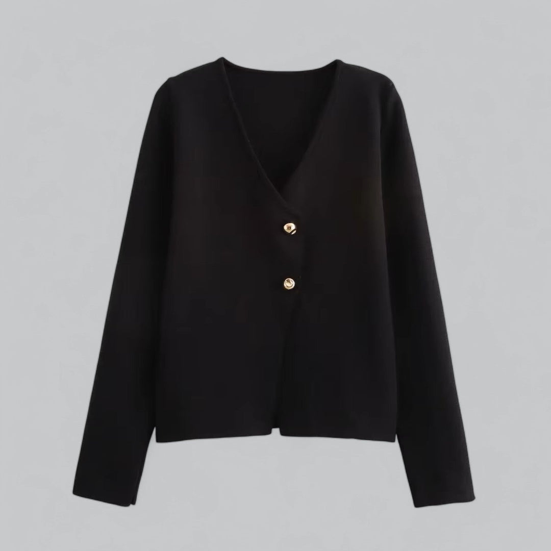 Grace | Women Spring Minimal Button Cardigan