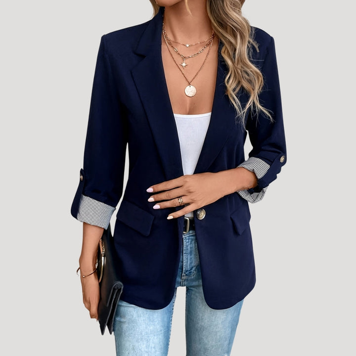 Ella | Women’s Tailored Single Breasted Roll Up Blazer