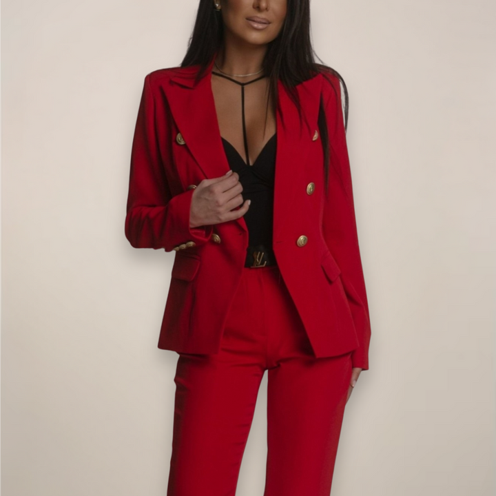 Isabella | Women’s Two Piece Tailored Blazer Suit Set