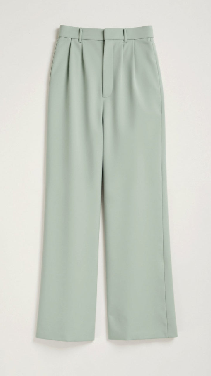 Caroline | Women’s High Waisted Wide Leg Trousers