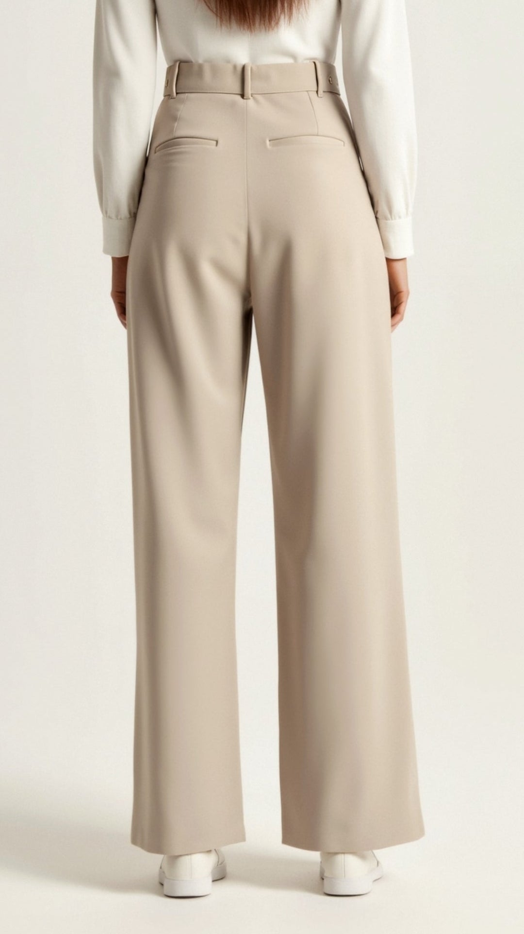 Caroline | Women’s High Waisted Wide Leg Trousers