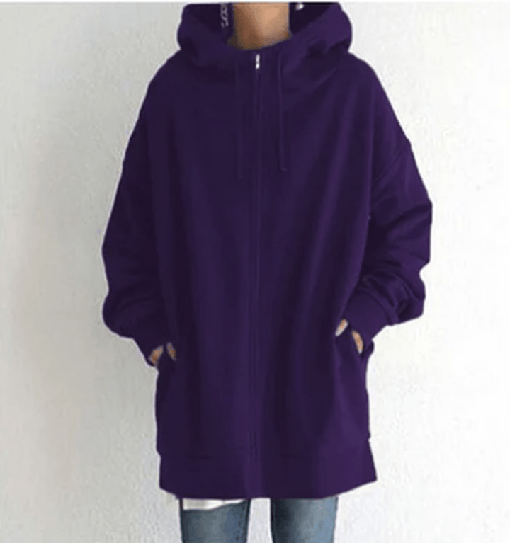 Karla | Women’s Full Zip Relaxed Fit Hoodie