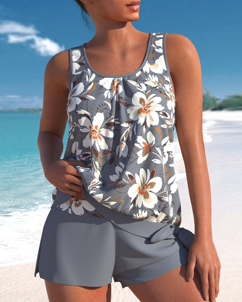 Megan  | Women Summer Tankini Two Piece Swimsuit