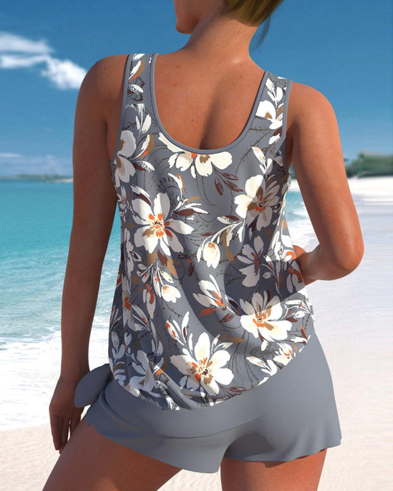 Megan  | Women Summer Tankini Two Piece Swimsuit