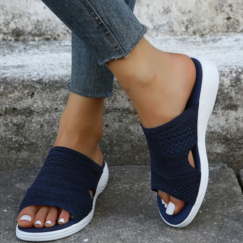 Rose | Womens Orthopedic Slip On Slide Sandals