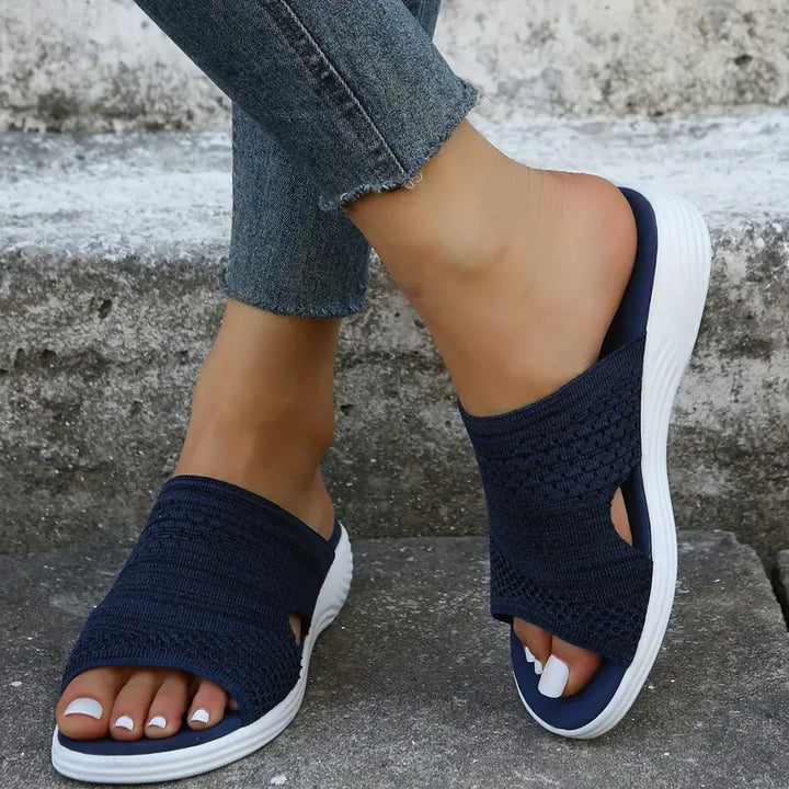 Rose | Womens Orthopedic Slip On Slide Sandals