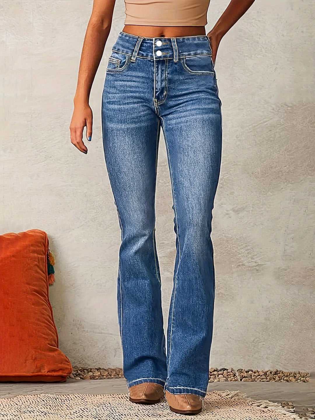 Ella | Women’s Winter Flare Leg High Waist Bootcut Pants