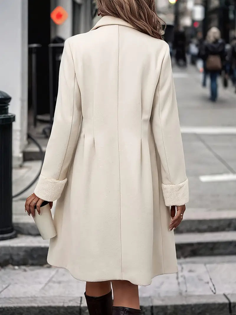 Sophia | Women’s Elegant Double-Breasted Long Winter Coat