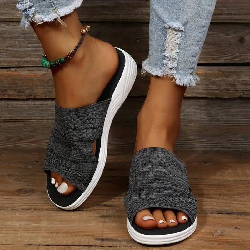 Rose | Womens Orthopedic Slip On Slide Sandals