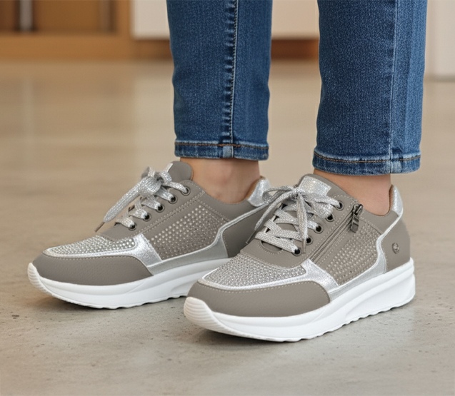 Riley | Womens Lace Up Platform Sneakers