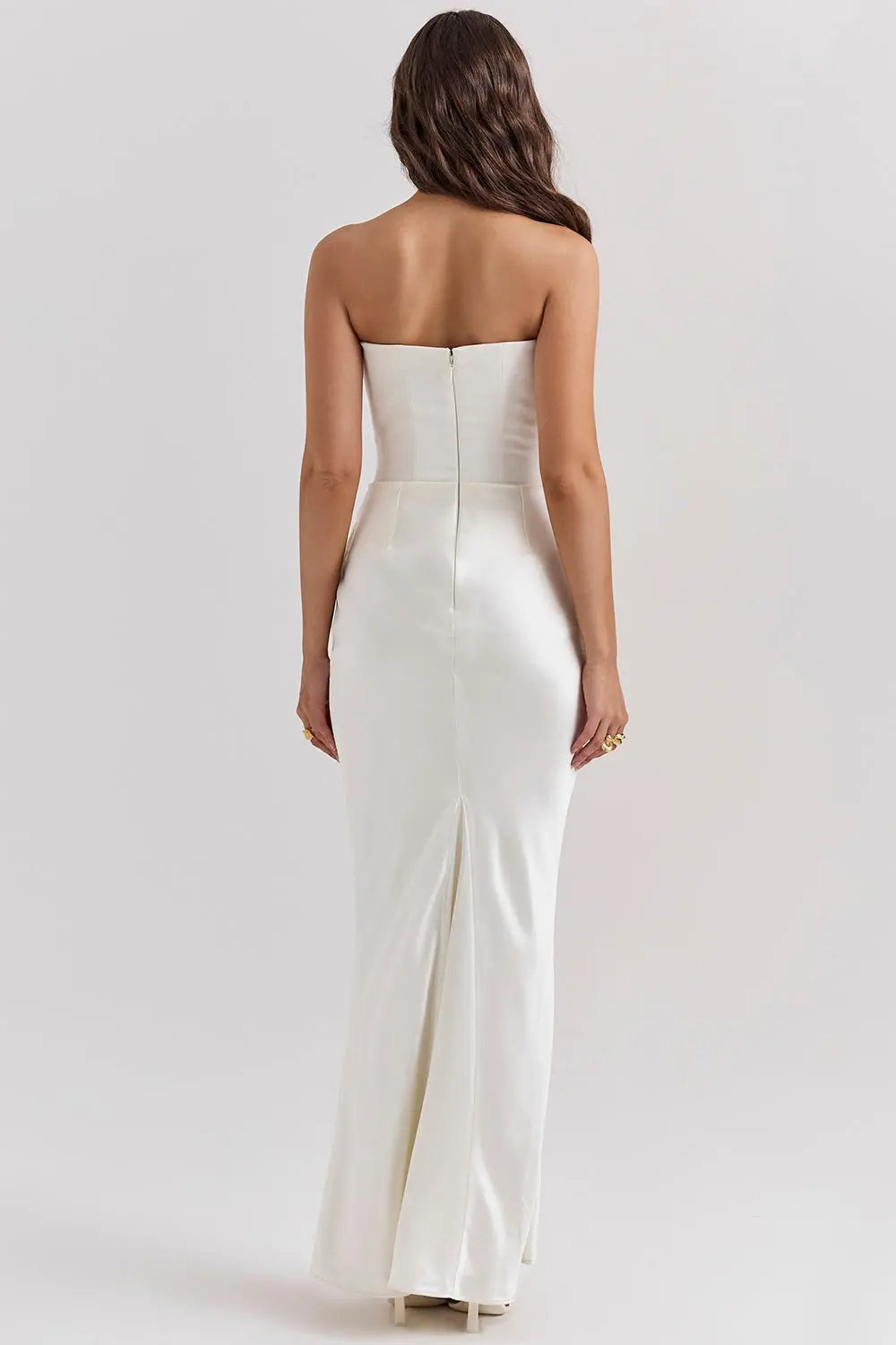 Joanna | Women Wedding Guest Strapless Maxi Dress
