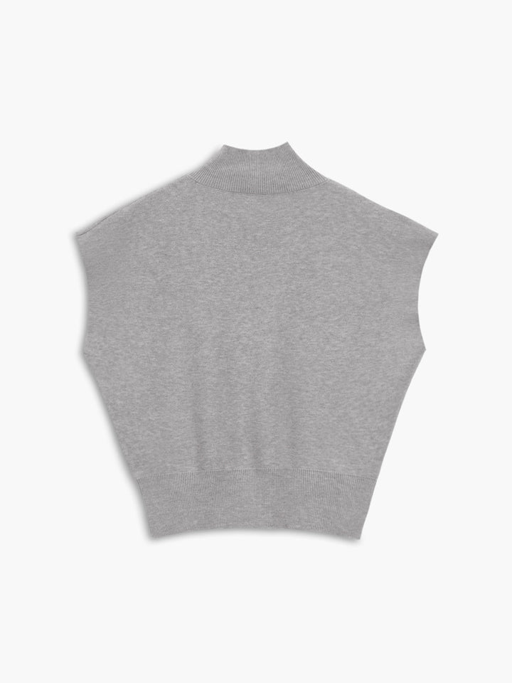 Penelope | Women's Mock Neck Short Sleeve Top Casual Summer