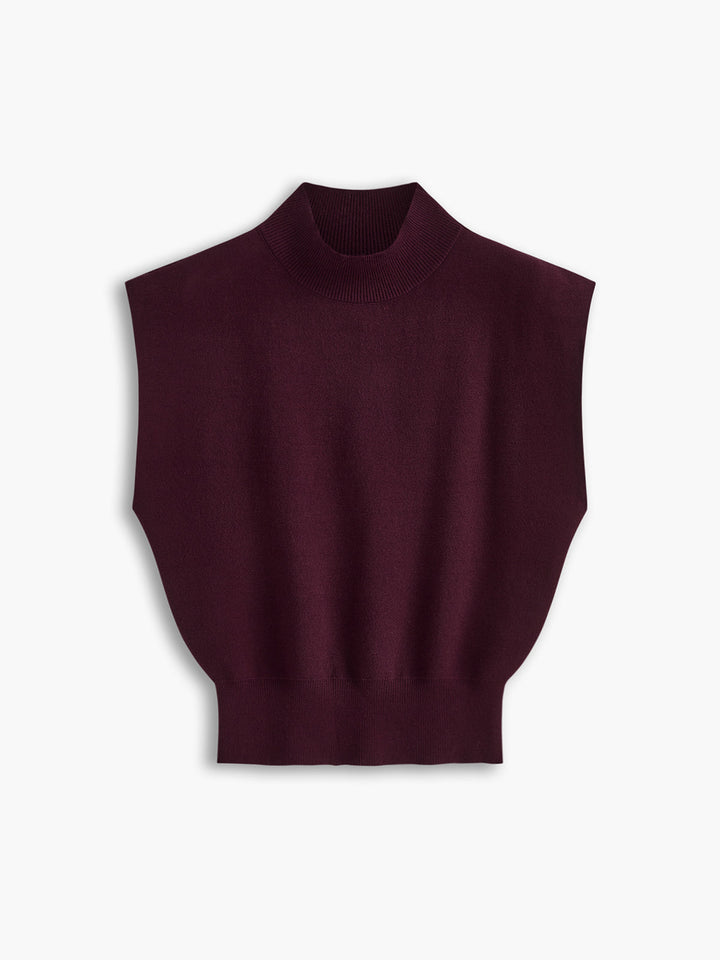 Penelope | Women's Mock Neck Short Sleeve Top Casual Summer