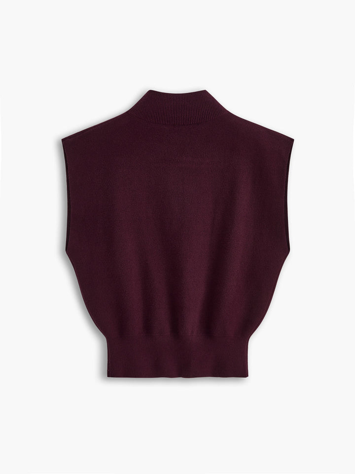 Penelope | Women's Mock Neck Short Sleeve Top Casual Summer