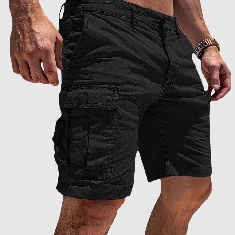 Lucas | Men's Cargo Pocket Casual Knee Length Shorts