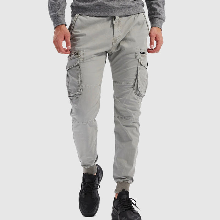 Joshua | Men's Slim Fit Cargo Pocket Casual Pants