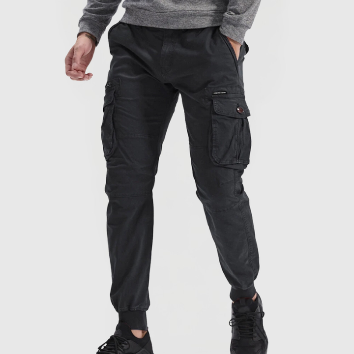 Joshua | Men's Slim Fit Cargo Pocket Casual Pants