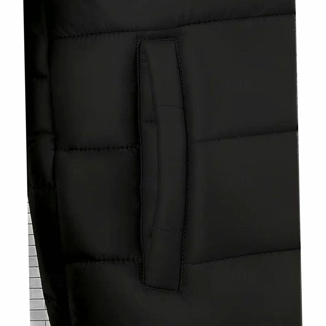 Men's Hooded Quilted Puffer Jacket Regular Fit