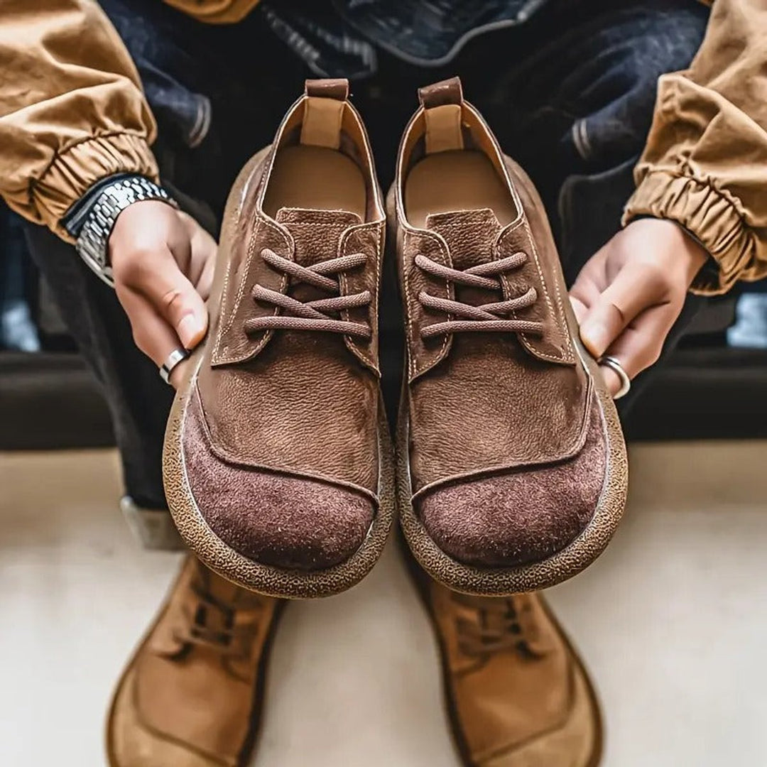 Men's Lace-Up Orthopedic Cushioned Casual Oxford Shoes