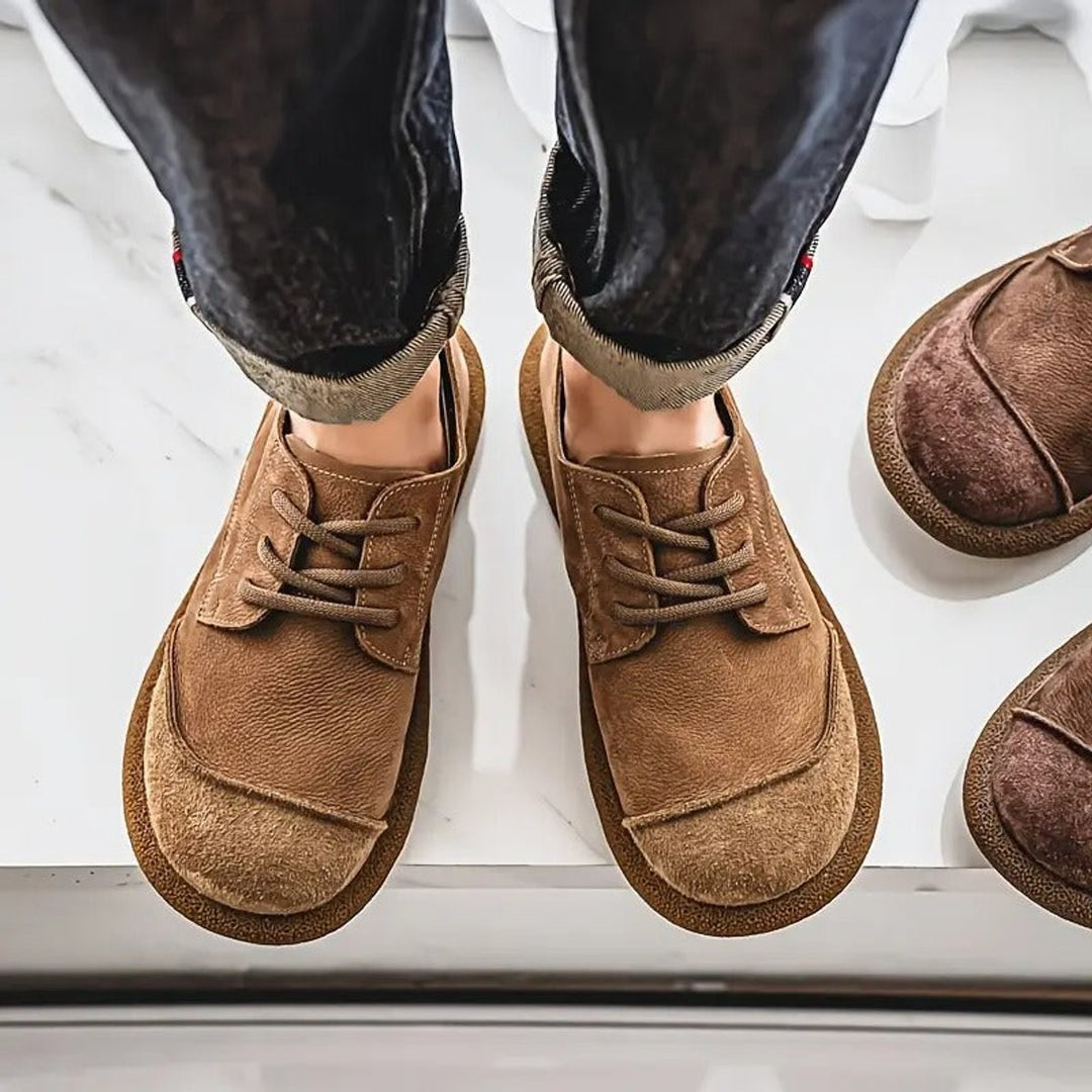 Men's Lace-Up Orthopedic Cushioned Casual Oxford Shoes
