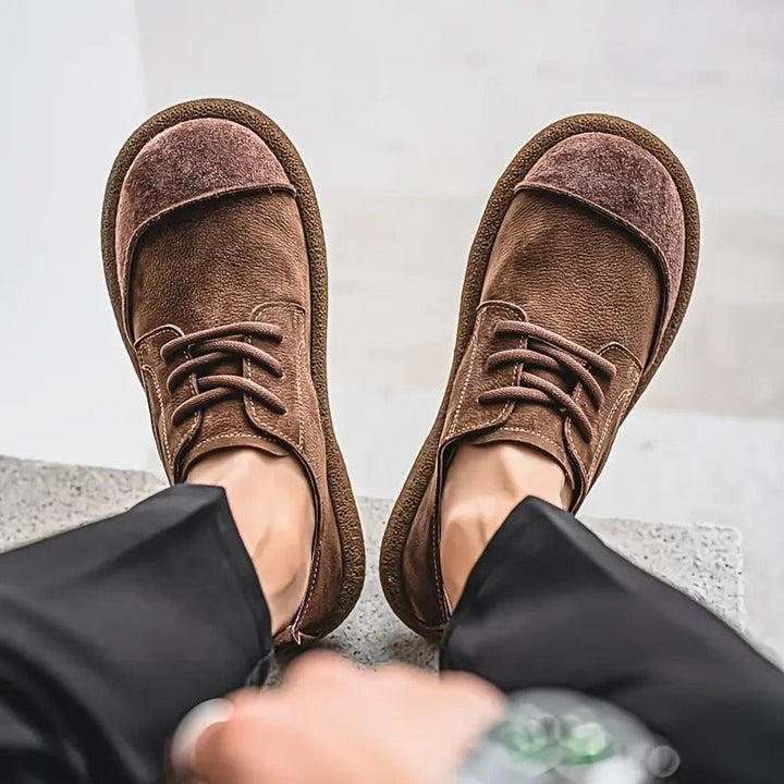 Men's Lace-Up Orthopedic Cushioned Casual Oxford Shoes