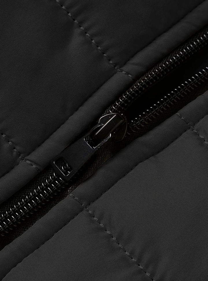 Men's Lightweight Quilted Zip-Up Puffer Jacket