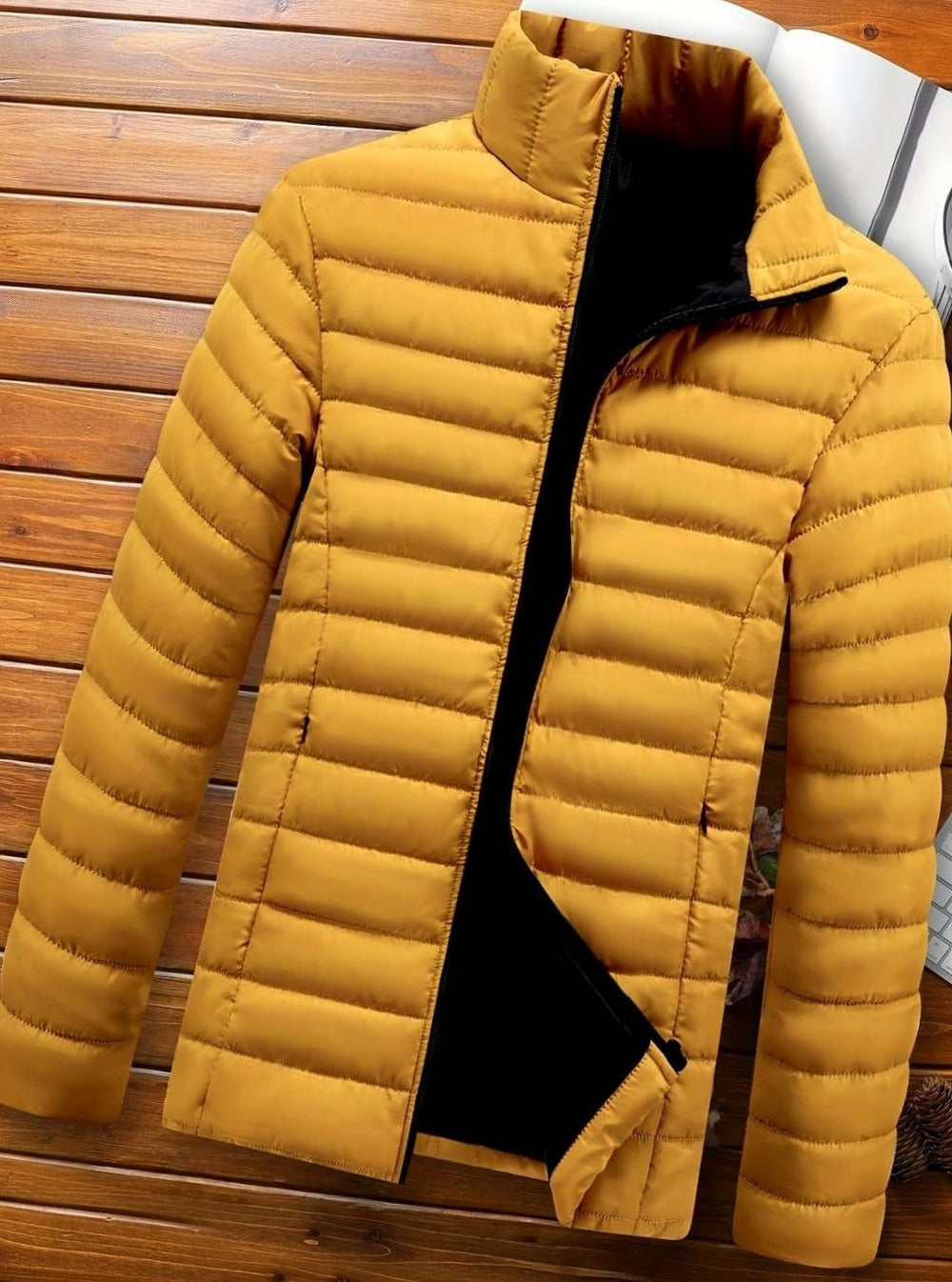 Men's Lightweight Quilted Zip-Up Puffer Jacket