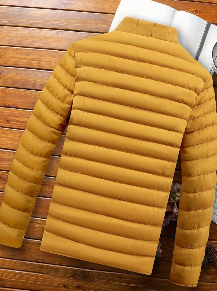 Men's Lightweight Quilted Zip-Up Puffer Jacket