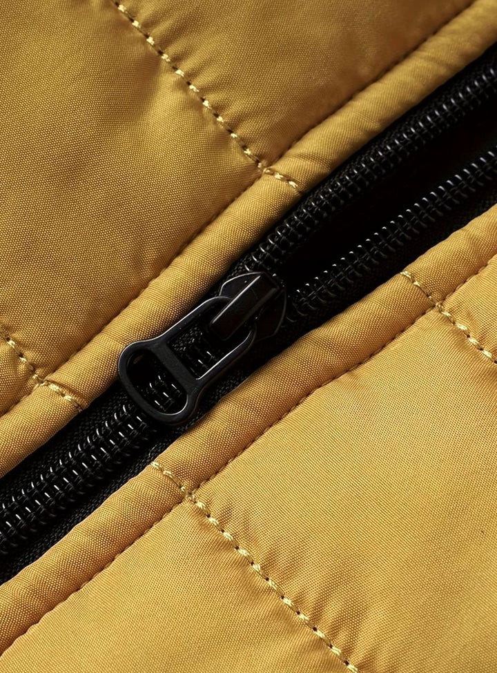 Men's Lightweight Quilted Zip-Up Puffer Jacket