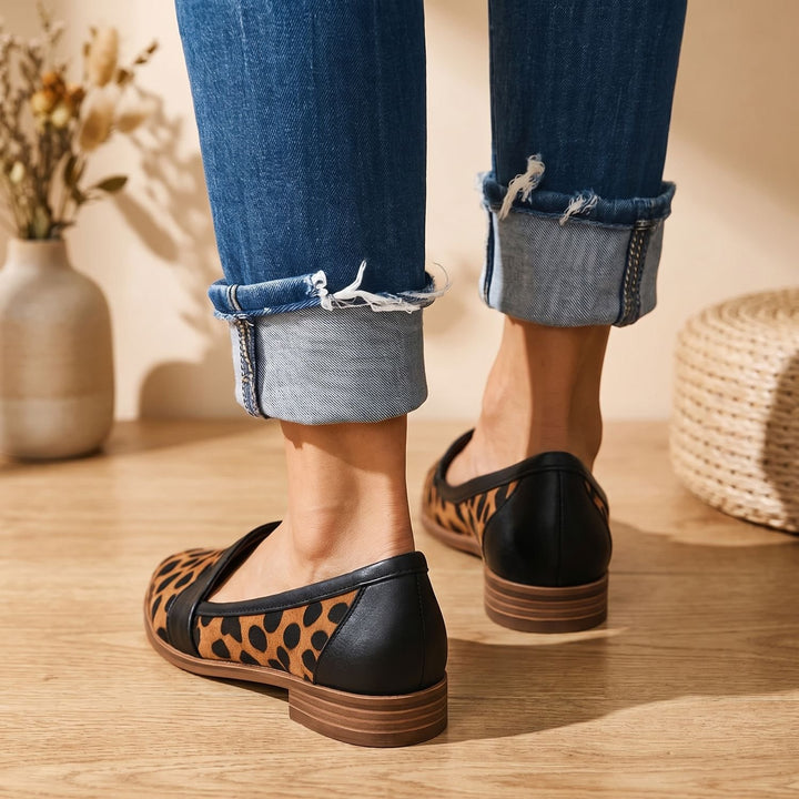 Men's Pointed-Toe Slip-On Suede Penny Loafer Flats