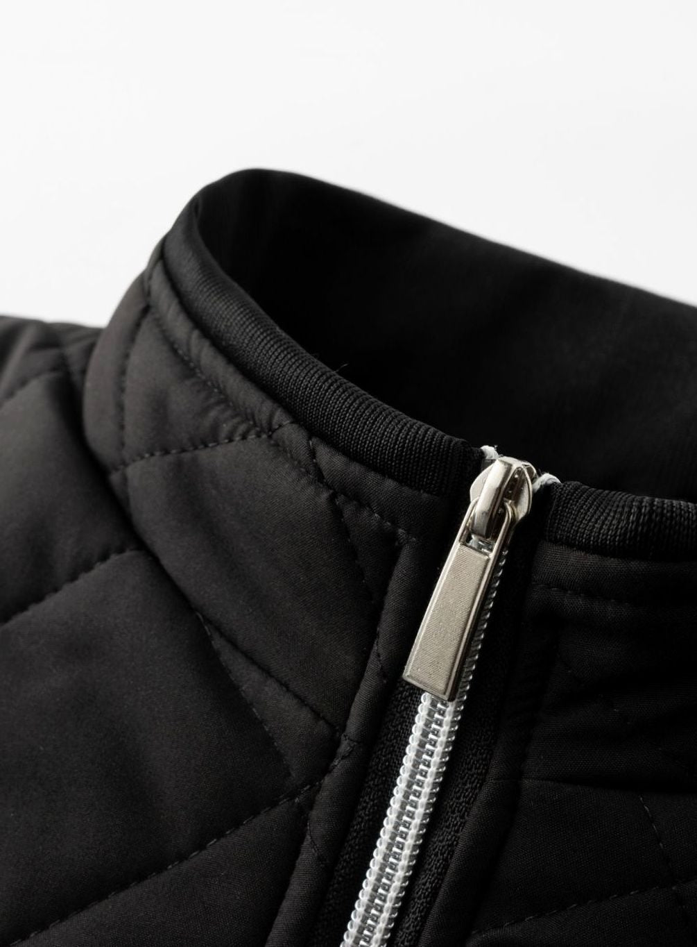 Men's Quilted Fleece-Lined Full-Zip Bomber Jacket