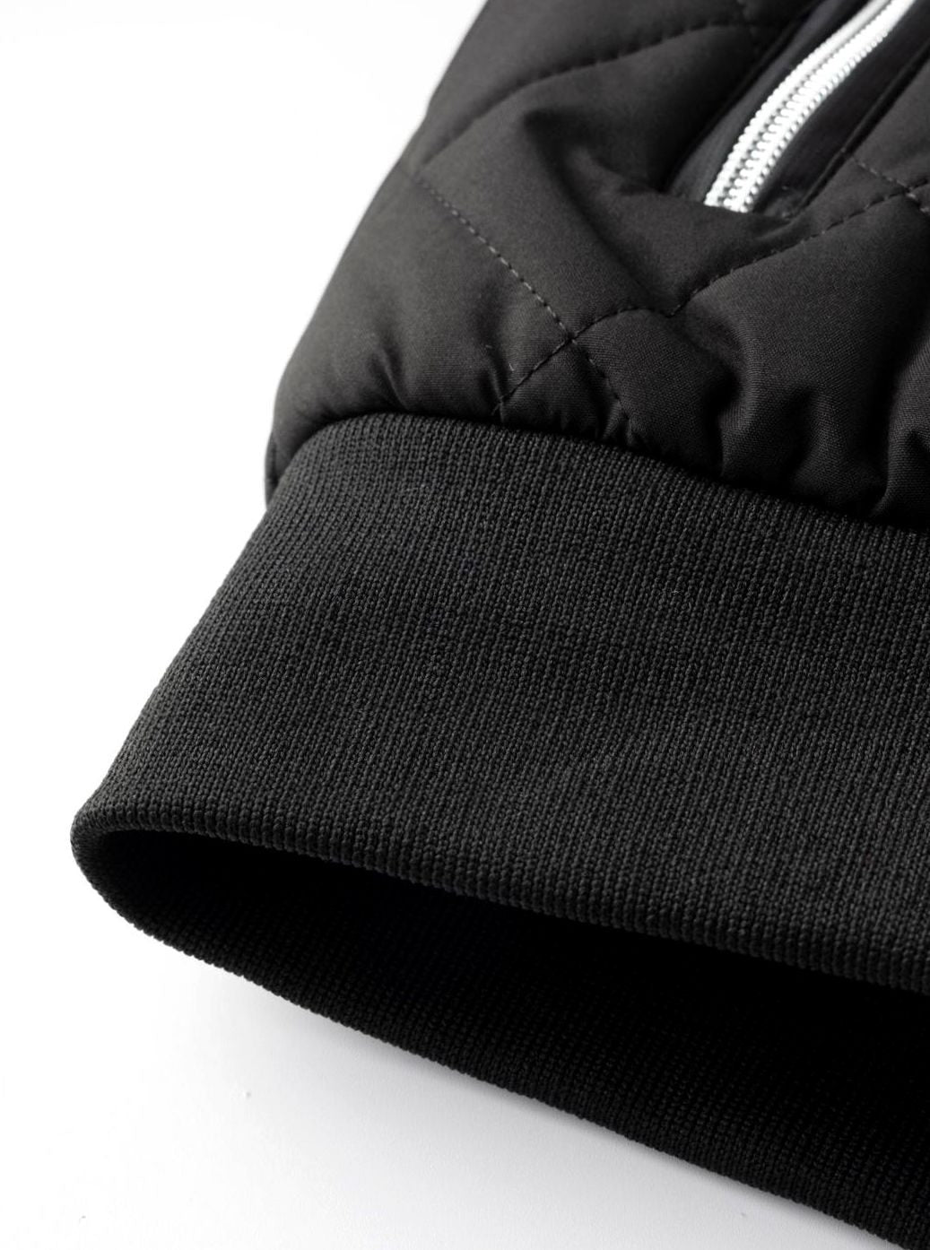 Men's Quilted Fleece-Lined Full-Zip Bomber Jacket