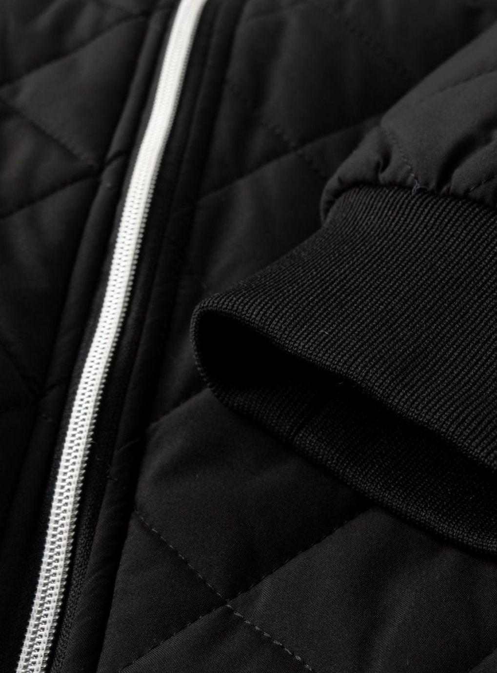 Men's Quilted Fleece-Lined Full-Zip Bomber Jacket