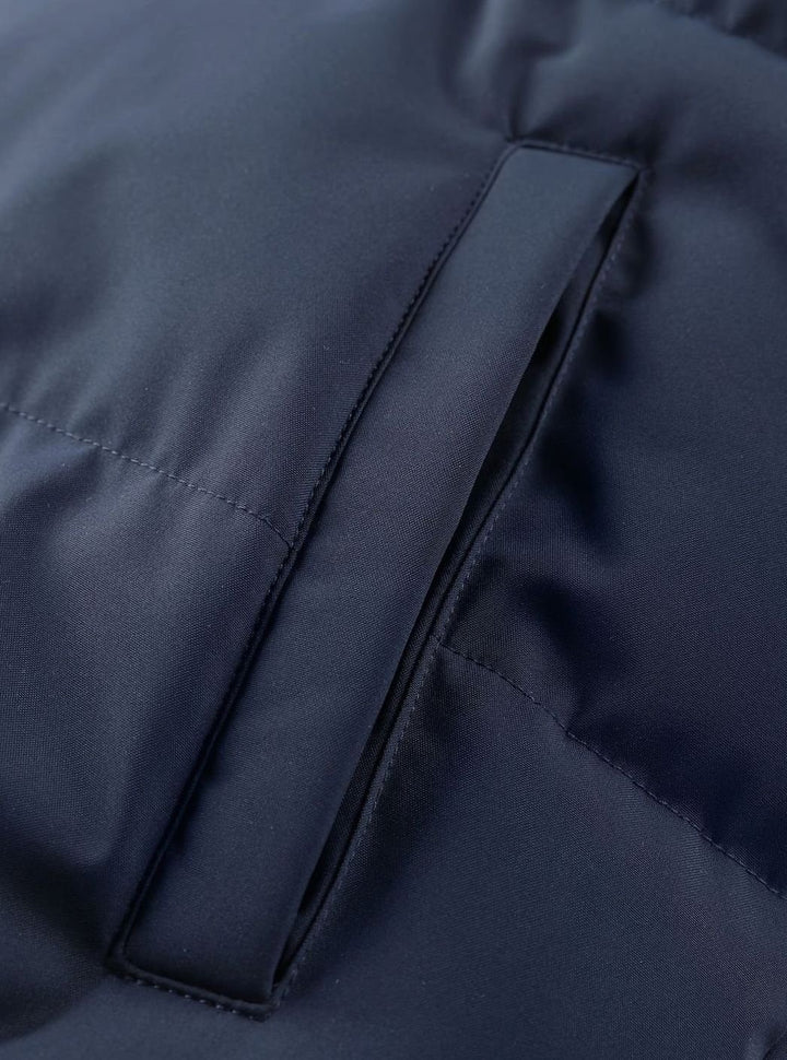 Men's Quilted Hooded Winter Jacket Insulated Full-Zip Puffer Coat