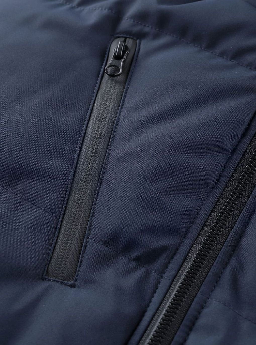 Men's Quilted Hooded Winter Jacket Insulated Full-Zip Puffer Coat