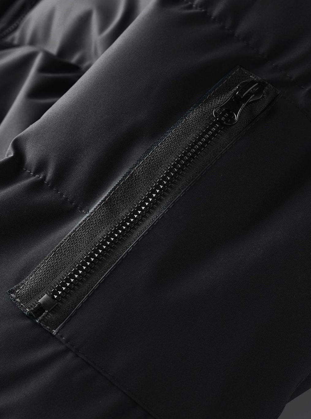 Men's Quilted Hooded Winter Jacket Insulated Full-Zip Puffer Coat