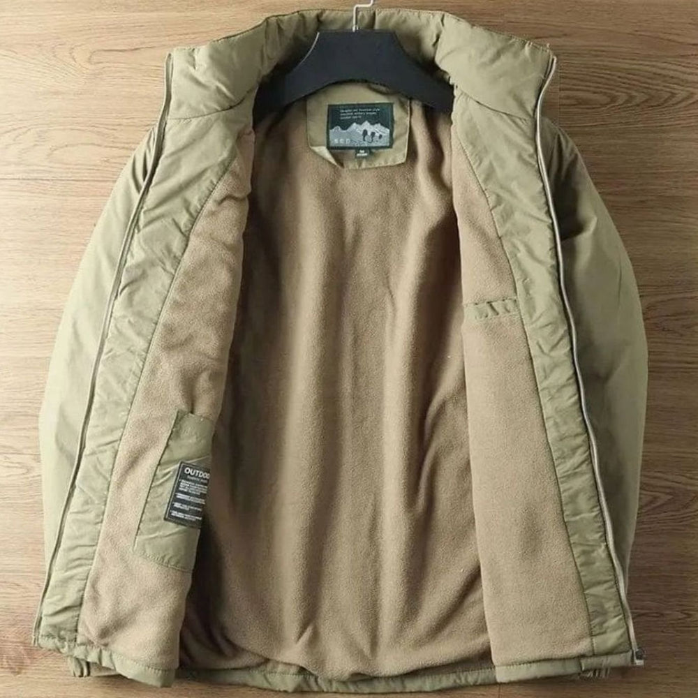 Men's Relaxed-Fit Hooded Zip-Front Outdoor Jacket