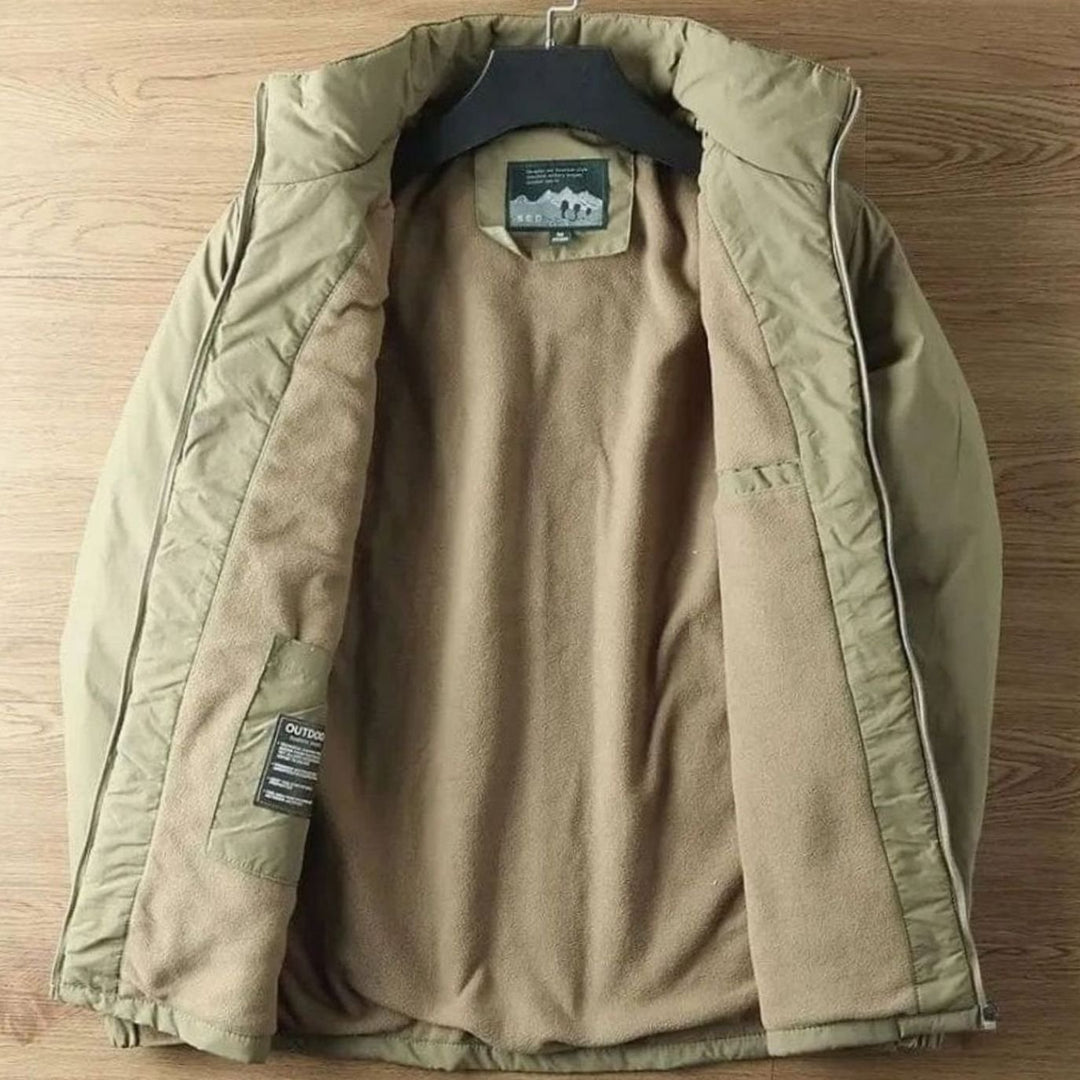 Men's Relaxed-Fit Hooded Zip-Front Outdoor Jacket
