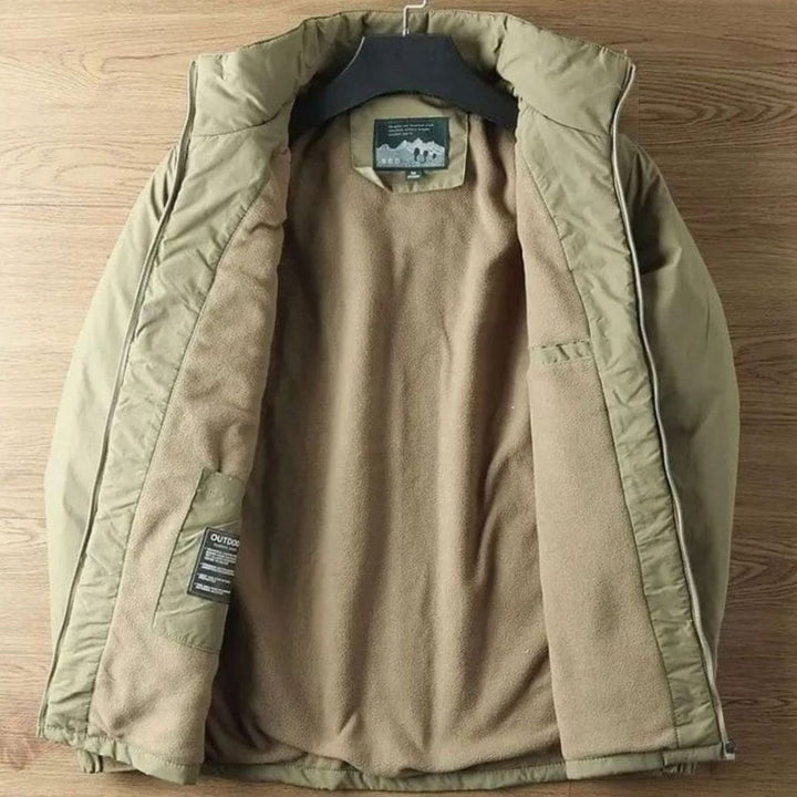 Men's Relaxed-Fit Hooded Zip-Front Outdoor Jacket