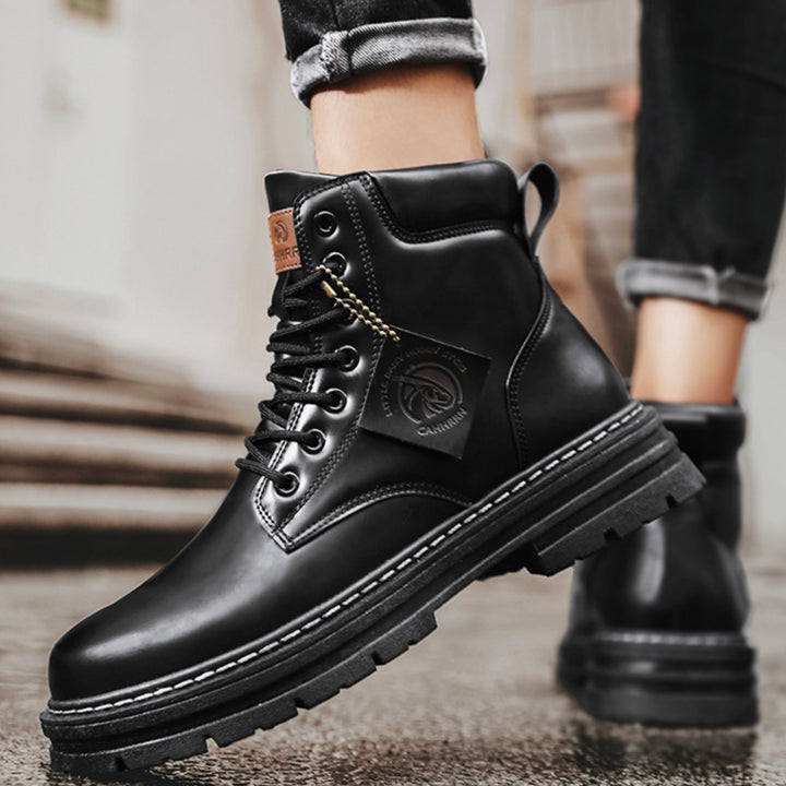 Men's Rugged Lace-Up Ankle Hiking Boots