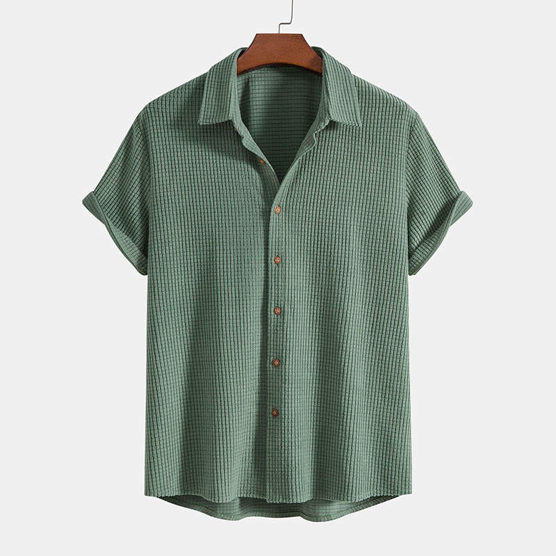 Edward | Men's Two Piece Casual Shirt Shorts Set