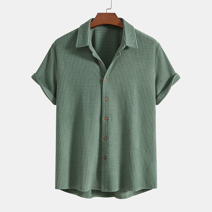 Edward | Men's Two Piece Casual Shirt Shorts Set
