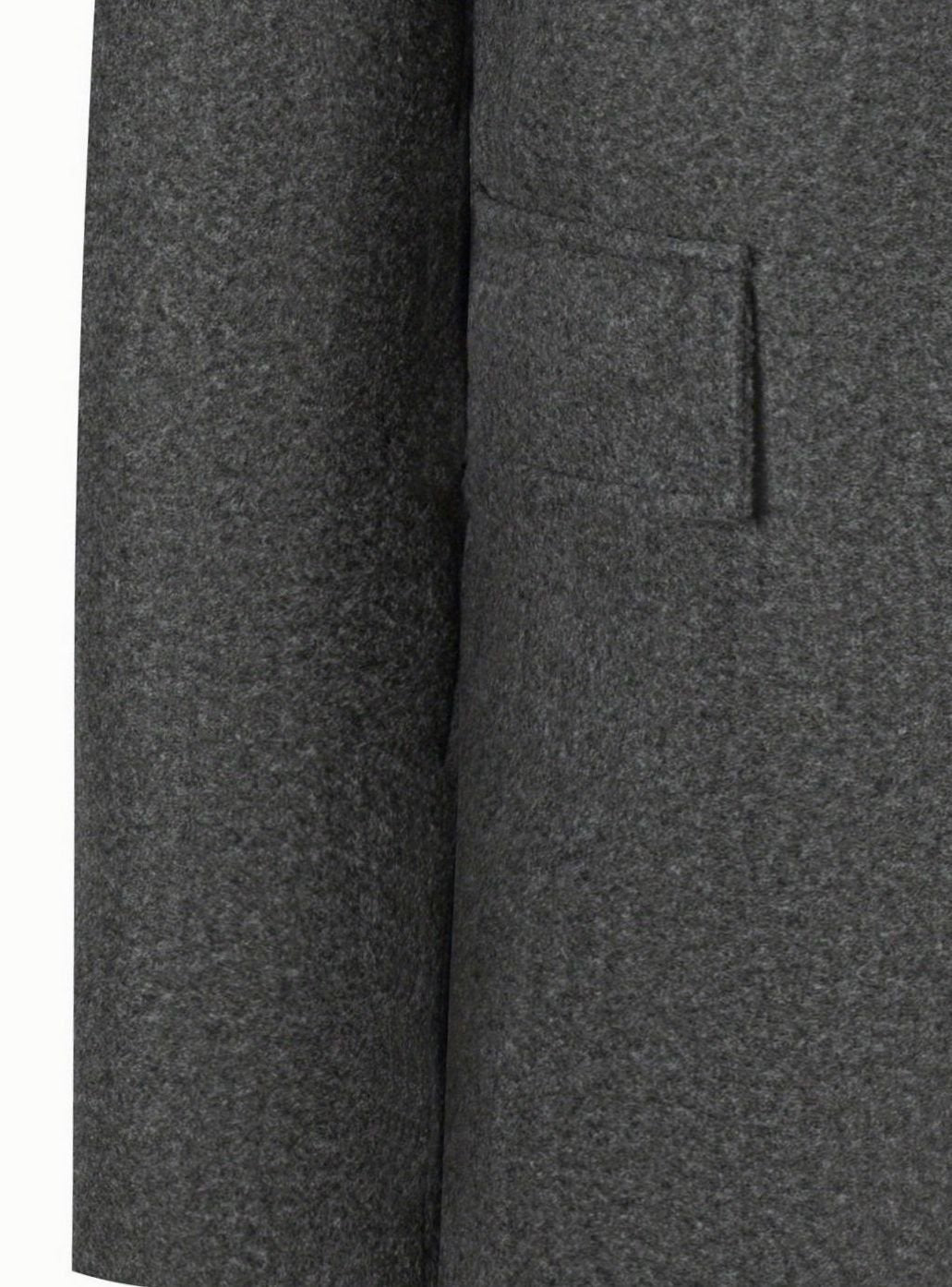 Men's Single-Breasted Wool Overcoat Tailored Turn-Down Collar