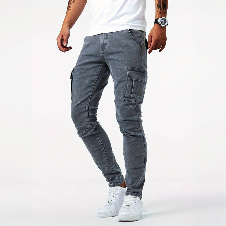 Charles | Men's Slim Fit Cargo Pocket Pants