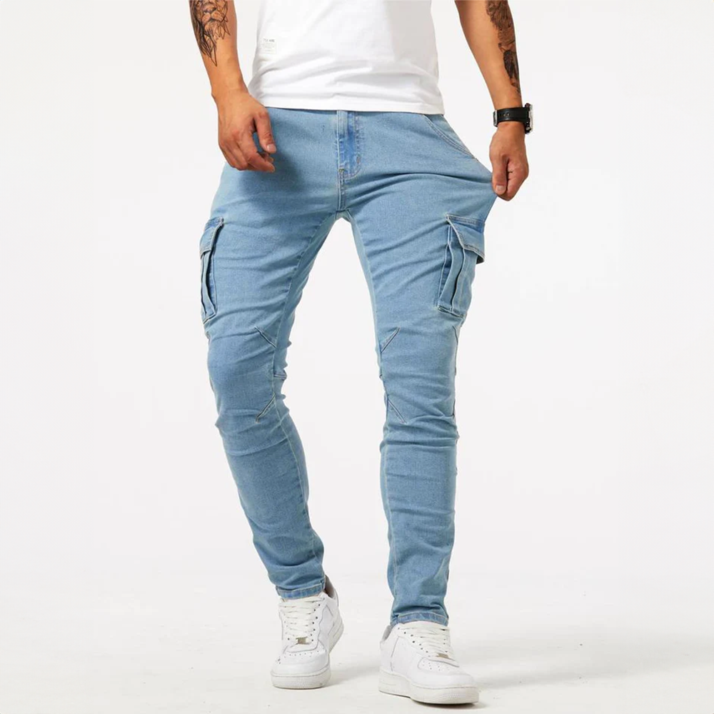 Charles | Men's Slim Fit Cargo Pocket Pants