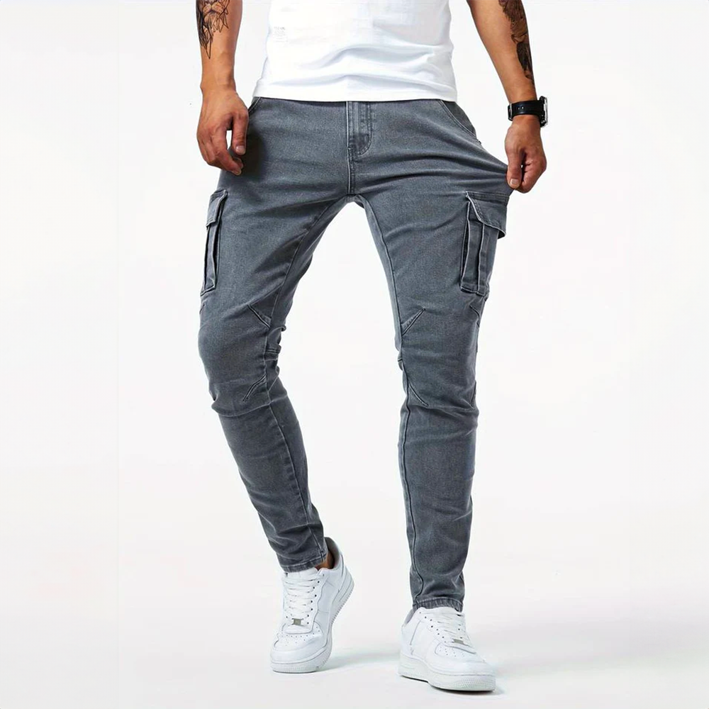 Charles | Men's Slim Fit Cargo Pocket Pants