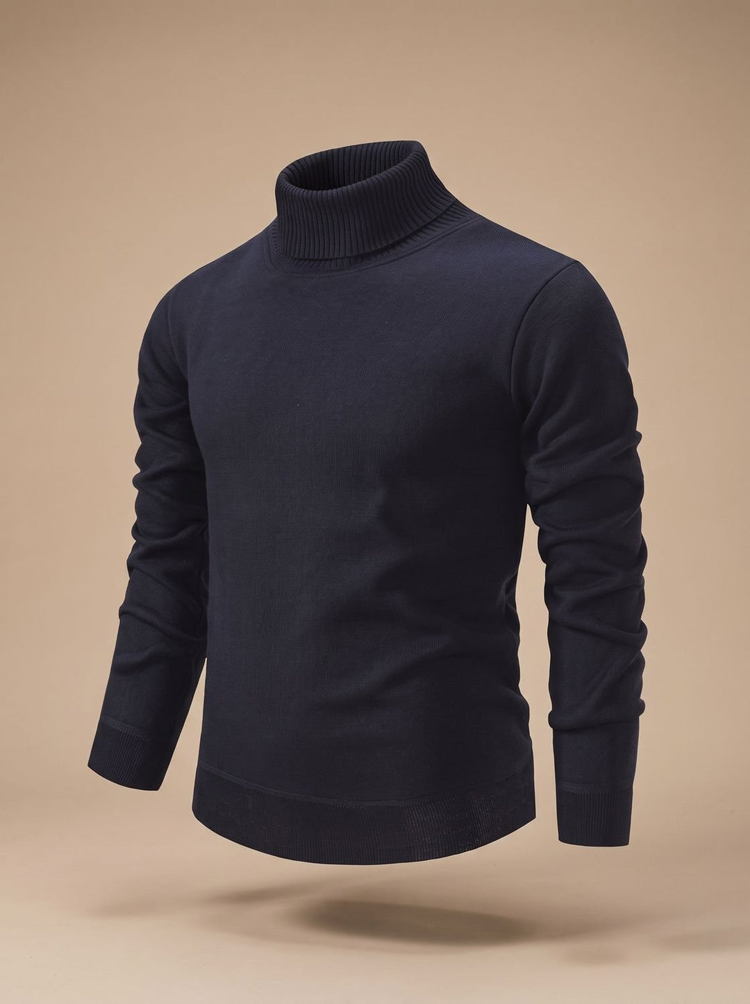Men's Slim-Fit Fine-Knit Turtleneck Pullover Sweater