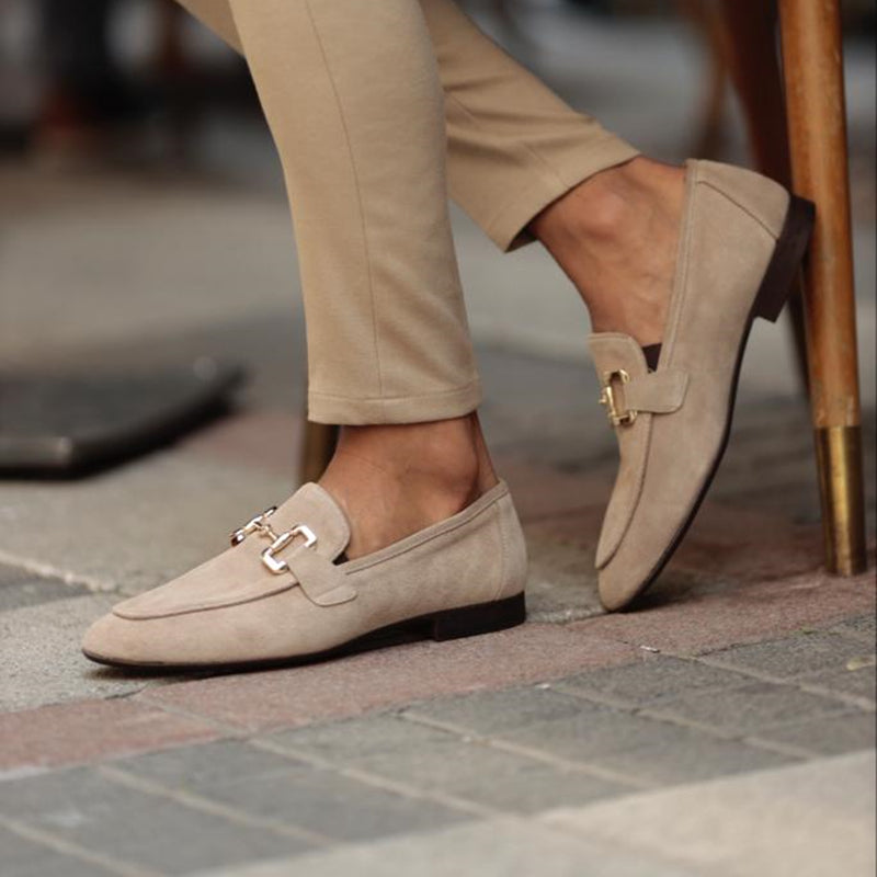 Connor | Men's Slip On Metal Detail Loafers