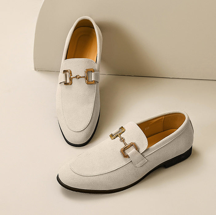 Connor | Men's Slip On Metal Detail Loafers